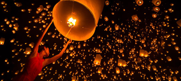 Yi Peng festival Chiang Mai Thailand