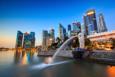 Merlion Fountain Singapore